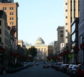 Fayetteville Street was reopened to vehicle traffic in 2006