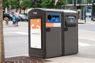Big Belly trash cans save the city thousands of dollars each year. 