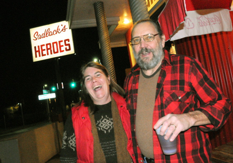 Liz and Doug Bell met at Sadlacks and have been married for 17 years.