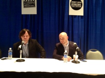 Bragg 'N East director Rob Underhill and creator Robert Wagner sit on a panel at the Gwinnett Center International Film Festival