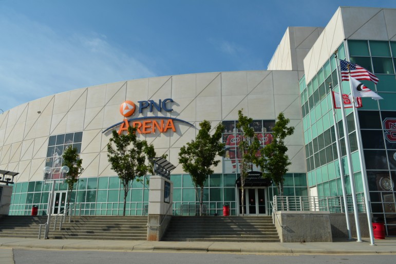 The railings at the PNC Arena are getting an upgrade