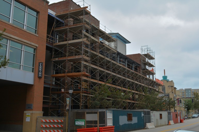 Work is well underway for the new Carolina Ale House on Glenwood Avenue