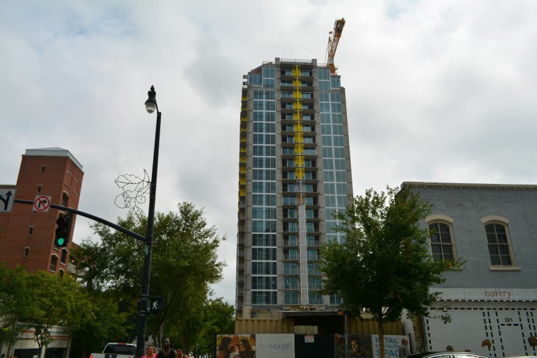 The SkyHouse Raleigh, currently under construction
