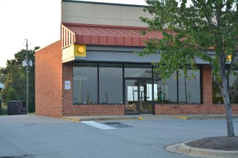 The future site of a Chipotle in the Triangle Plaza Shopping Center off Capital Boulevard