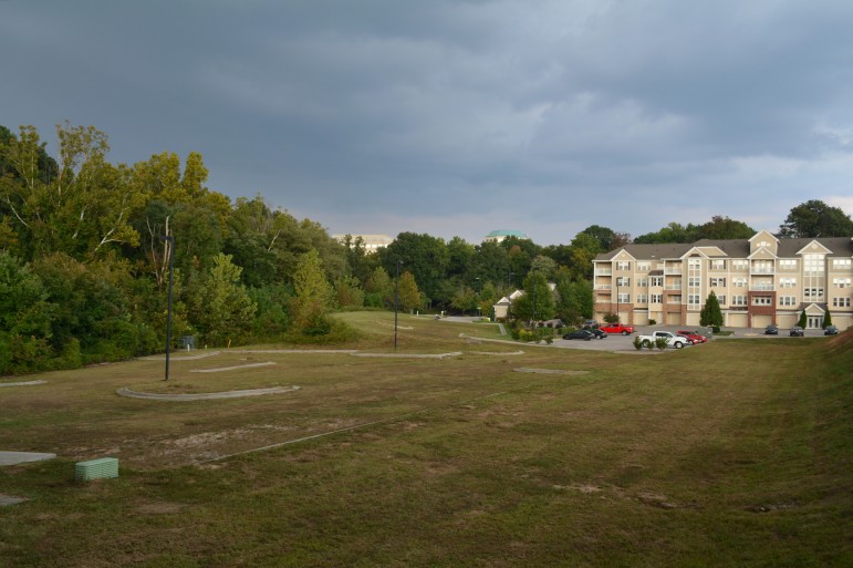 The future site of new condominium buildings at Meadow Wood. 