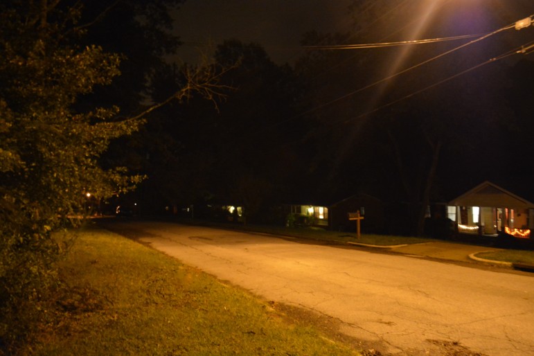 A number of residents throughout Raleigh's District D neighborhoods left their porch lights on Tuesday night.
