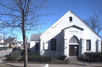 A photo of the former Seventh Day Adventist Church in 2013