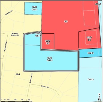 Zoning case Z-22-14 would allow for office and residential development
