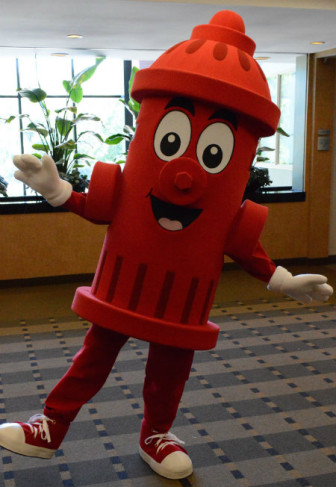 Sir Water Raleigh is one of the Public Utilities Department's mascots