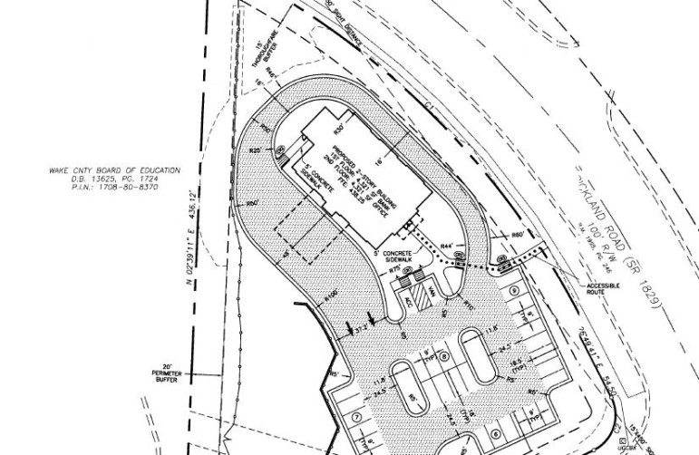 Site plan drawings for Union Bank