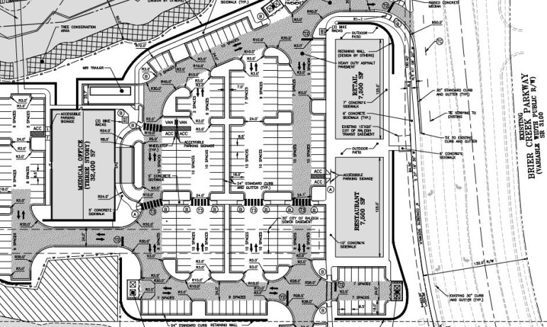 Site plans for the Skyland Ridge development