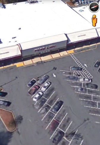 What can I say, I get a real kick out of the Google Earth App. This is one of the Food Lions set for renovation. 