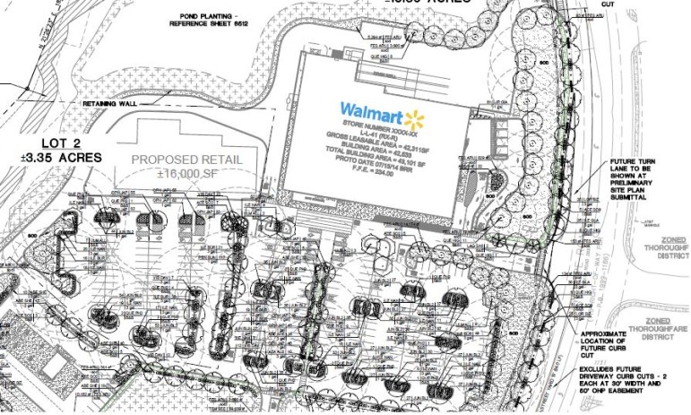 Site Plans for a new Southeast Raleigh Shopping Center