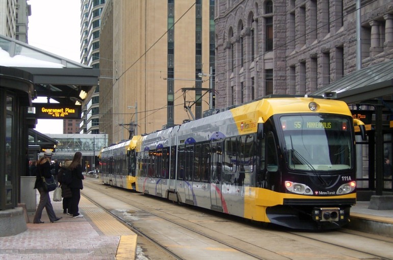 Light-rail transit, such as this one in Minneapolis, will likely not be coming to Raleigh