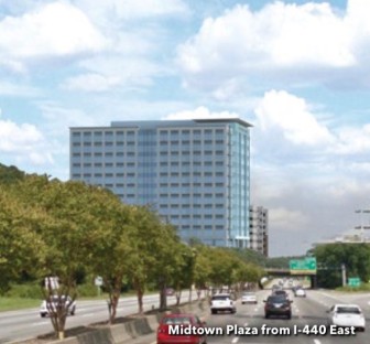 A rendering of Midtown Plaza