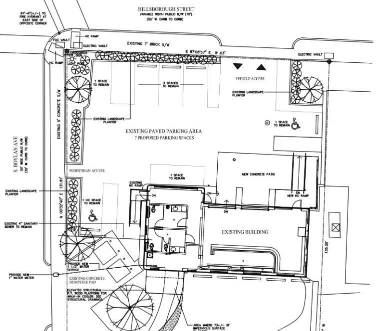 Site plans for Dram & Draught