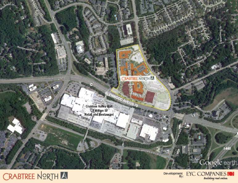 A map of how big Crabtree North will be