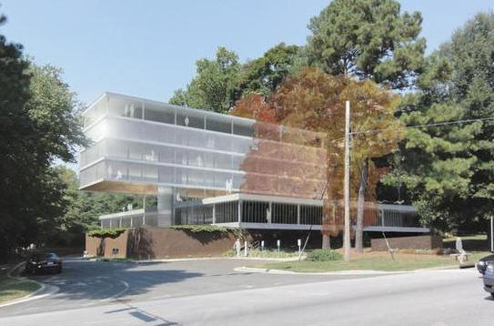 This proposal for 3515 Glenwood was drawn up in 2013 by the firm of Kenneth Hobgood Design