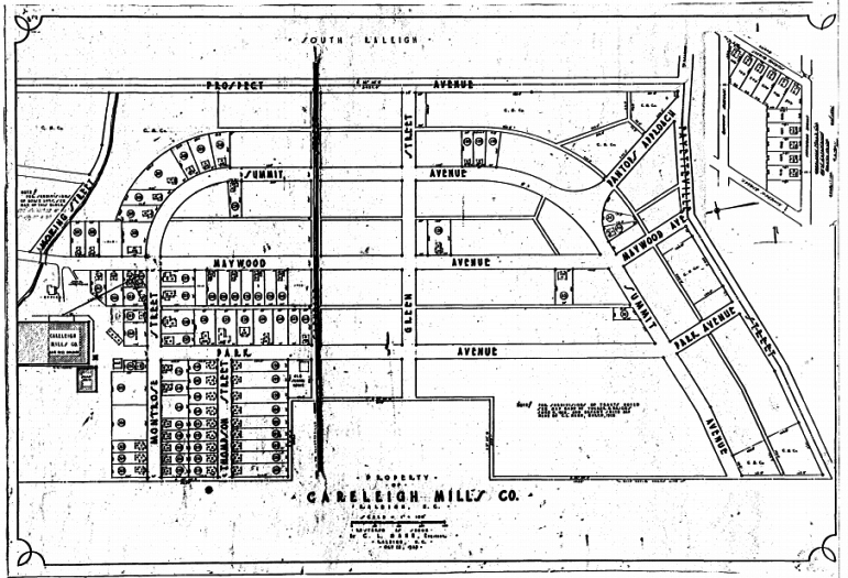 An early map of the area from 1935