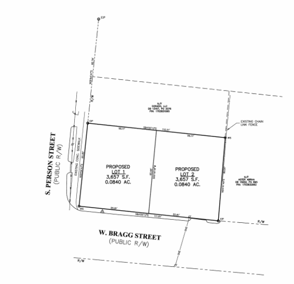 Site plans for the World's Smallest Subdivision