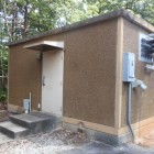 A communications equipment shelter