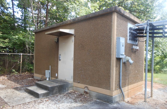 A communications equipment shelter