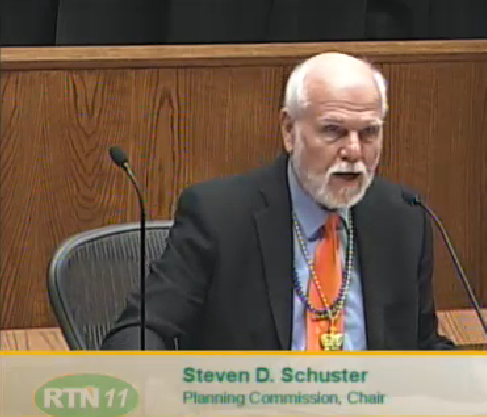 Planning Commission Chairman Steven Schuster