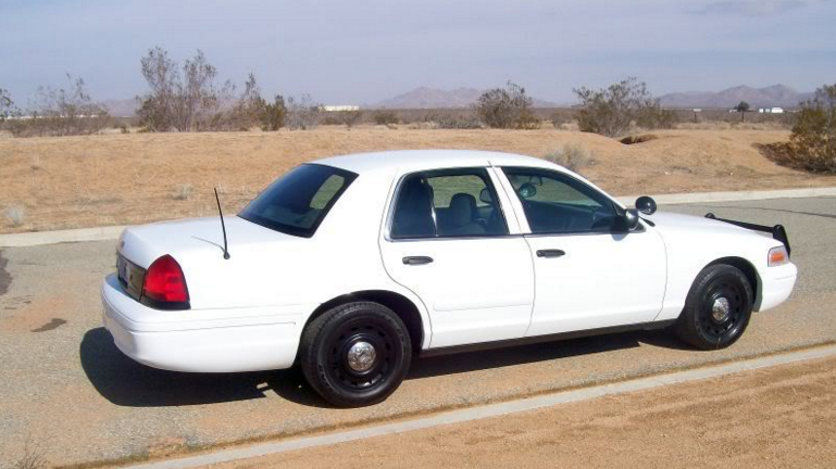 The classic police and "undercover" police vehicle: a Ford Crown Vic