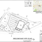 A site plan drawing for the site