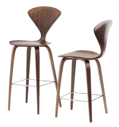 These barstools from the Cherner Chair Company are lovely