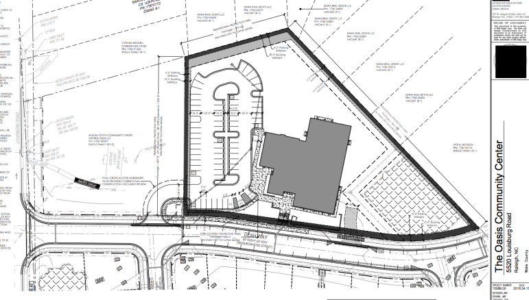 Site plans for the community center