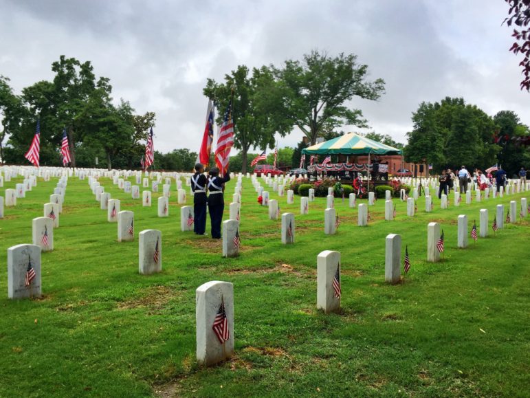 A Memorial Day ceremony was held Sunday