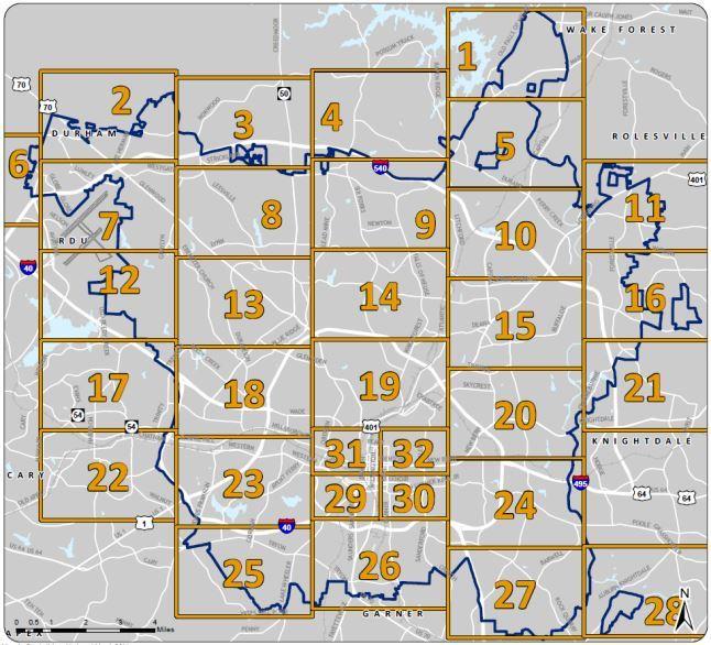 The city broke down its remapping into 32 detailed areas