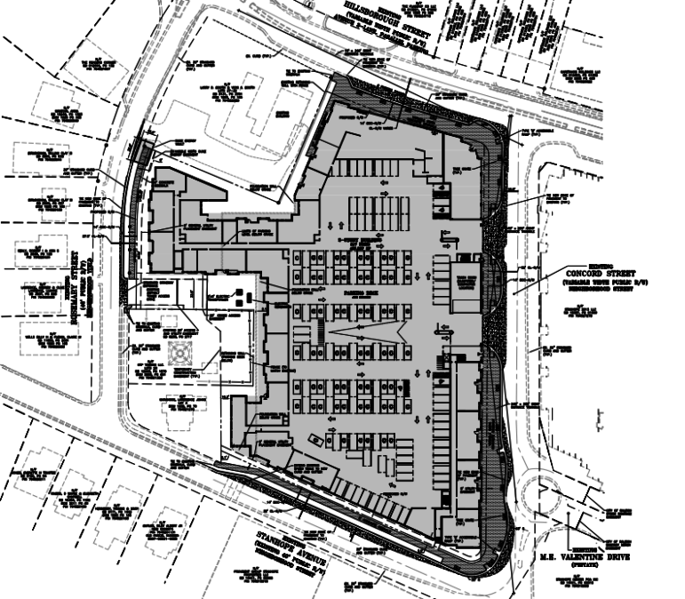 Site plans for The Standard