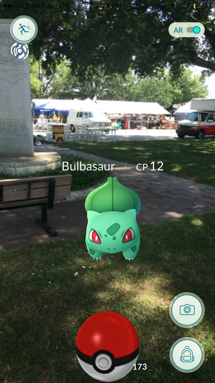 Bulbasaur at the State Fairgrounds!!