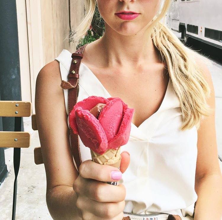 If she's the one serving Gelatos, we'll be in there twice a day