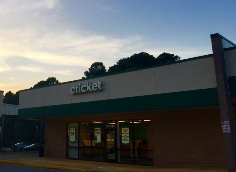 A Cricket Wireless store at the Capital Square shopping center, which is also home to a GameStop