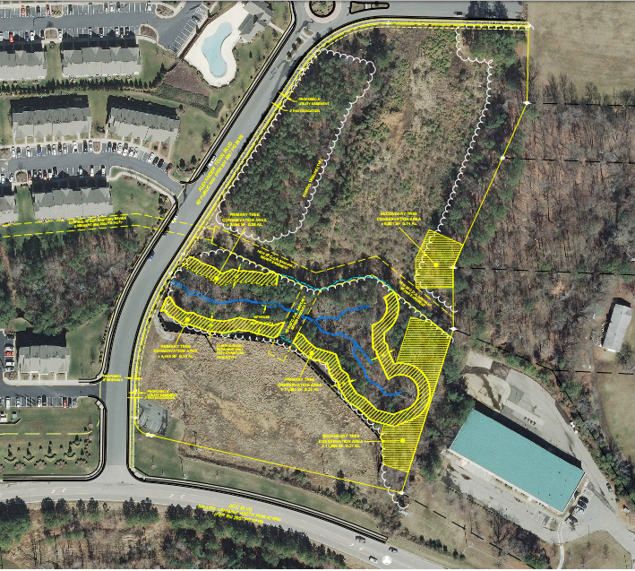 Site plans for the new Brier Creek Self Storage