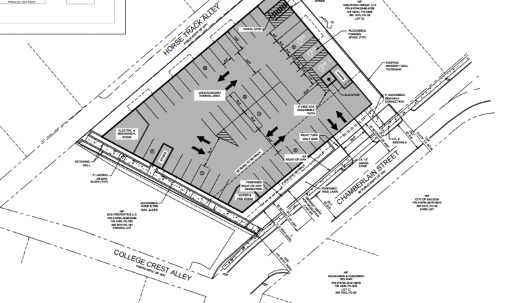 Site plans for 113 Chamberlain