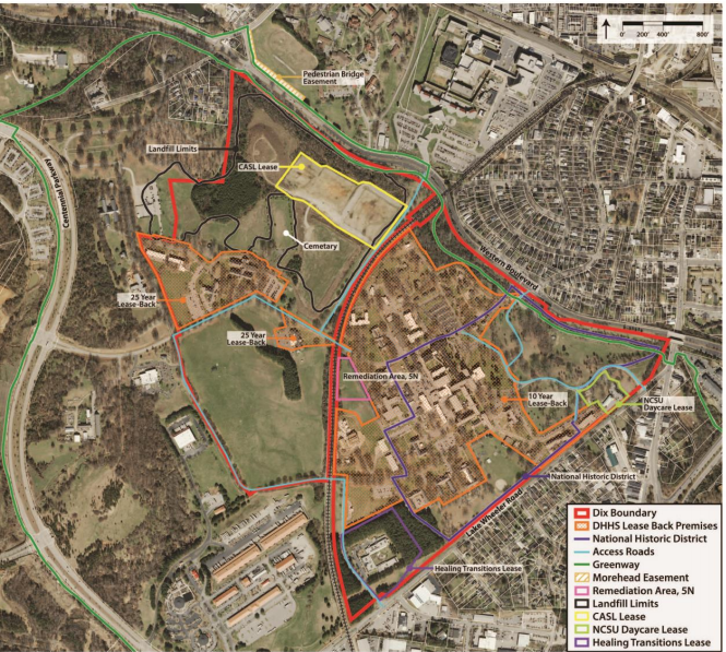 A map of Dix provided in the RFQ