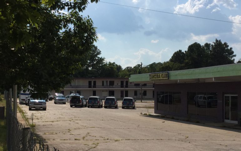 The Raleigh Police Department often conducts drills inside abandoned or soon-to-be-demolished buildings. The demolition project also includes the teardown of the old Zanziba Club, which once housed Johnny's Grill and possibly Pop's Chicken.