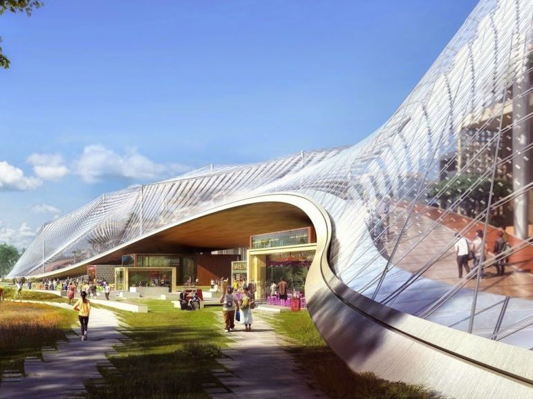 Will the City of Raleigh's new Civic Campus draw inspiration from Google's futuristic campus? We hope so!